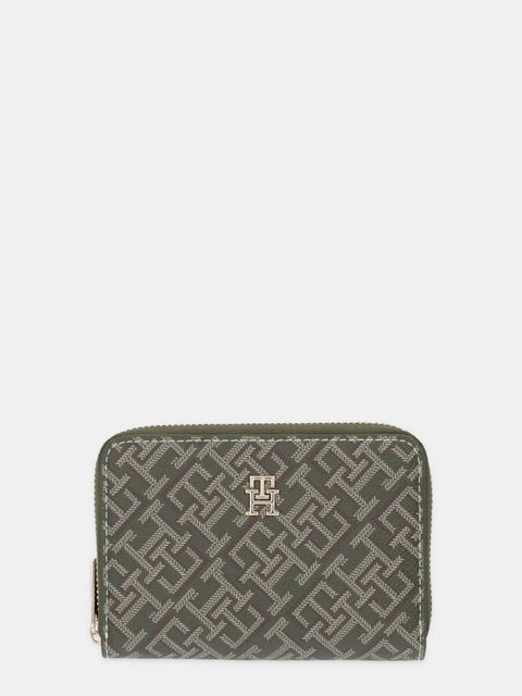 Tommy Hilfiger portfel damski kolor zielony AW0AW17736 - zdjęcie produktu nr 1