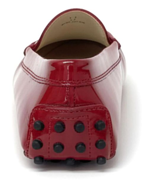 Tod's leather penny loafers - Red