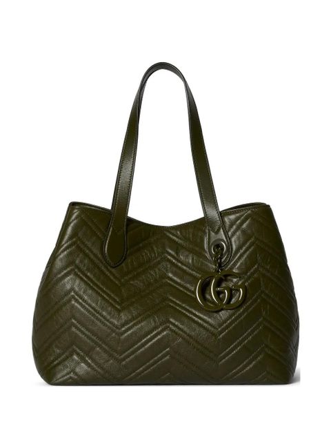Gucci medium GG Marmont tote bag - Green