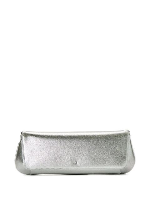 Amina Muaddi Ami clutch bag - Silver - zdjęcie produktu nr 2