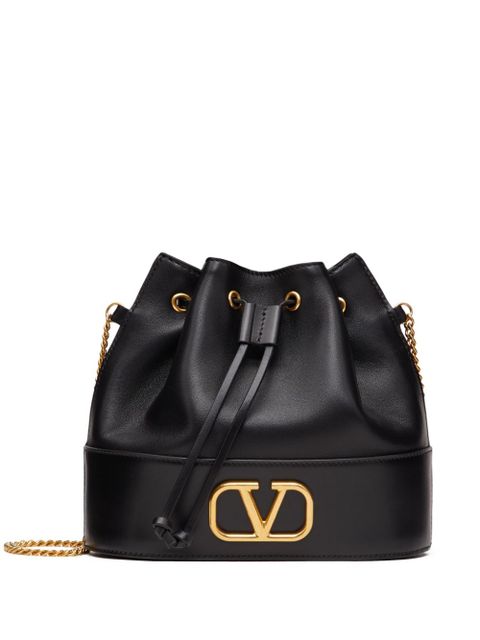 Valentino Garavani mini VLogo Signature bucket bag - Black