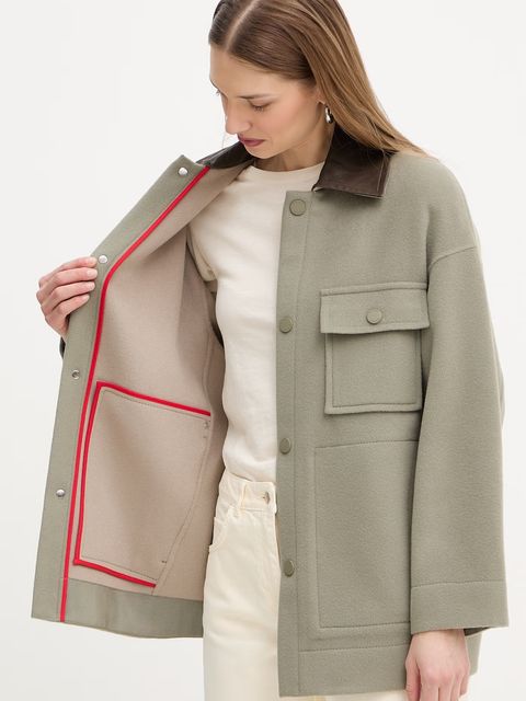 MAX&Co. kurtka wełniana MCOHACK