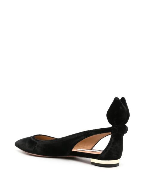 Aquazzura Bow Tie ballet flats - Black