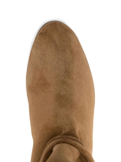 ISABEL MARANT tie-detail boots - Brown
