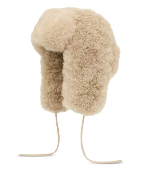 Yves Salomon shearling hat - Neutrals