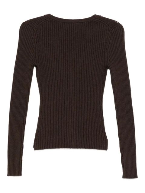 Reformation Fia cardigan - Brown - zdjęcie produktu nr 2