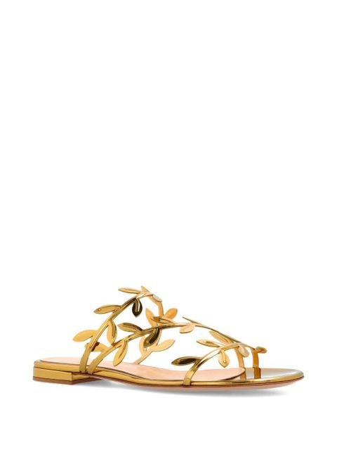 Gianvito Rossi leather sandals - Gold