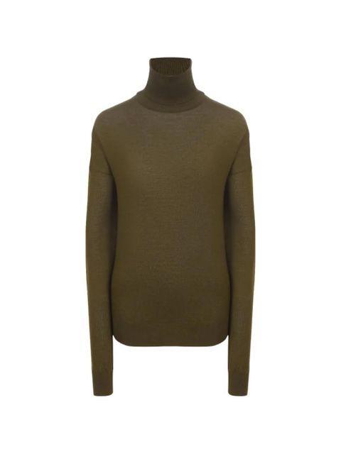 Saint Laurent wool turtleneck sweater - Green - zdjęcie produktu nr 1
