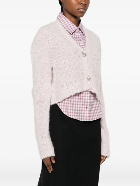 Marni button-down cropped cardigan - Pink - zdjęcie produktu nr 2