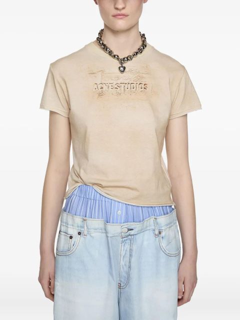 Acne Studios organic-cotton t-shirt - Neutrals - zdjęcie produktu nr 2