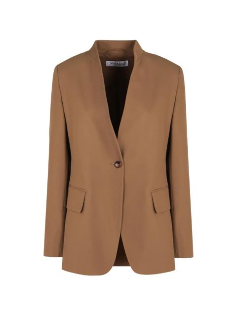 Max Mara SEGNALE single-breasted blazer - Brown - zdjęcie produktu nr 1