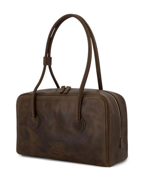 Marge Sherwood Boston top-handle calfskin shoulder bag - Brown - zdjęcie produktu nr 2