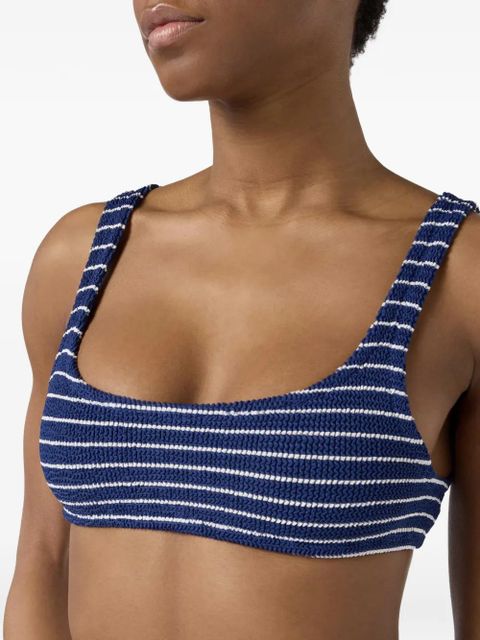 MC2 Saint Barth Naima Elise striped bikini top - Blue