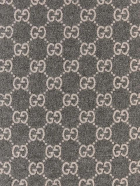 Gucci cashmere scarf - Grey - zdjęcie produktu nr 2