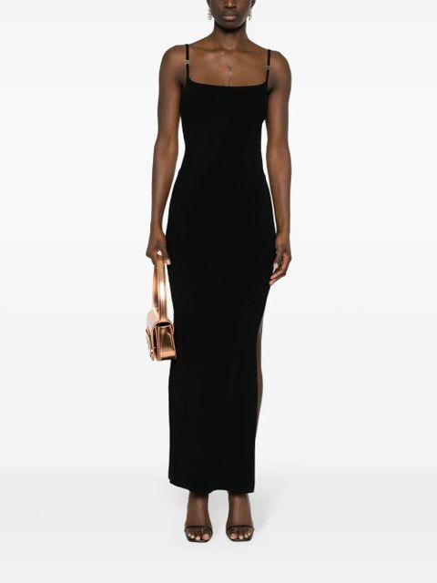 MISBHV fine-knit maxi dress - Black - zdjęcie produktu nr 2