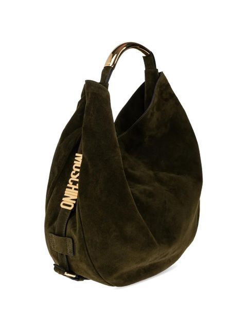 Moschino logo detail tote bag - Green