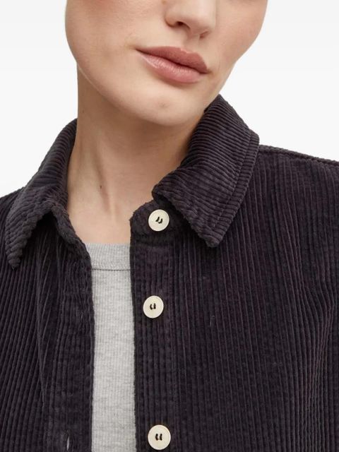 American Vintage corduroy button-down shirt - Blue