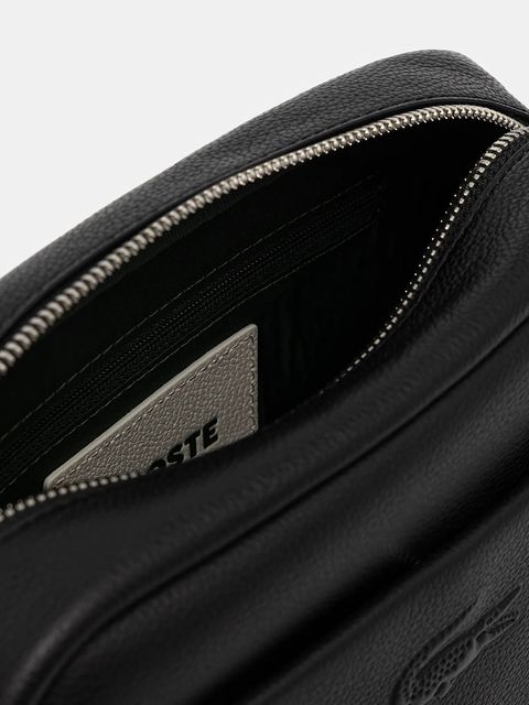 Lacoste torebka skórzana kolor czarny NF4506IE