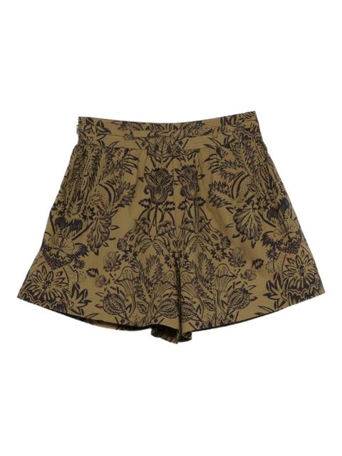 Ulla Johnson floral tie shorts - Green - zdjęcie produktu nr 2
