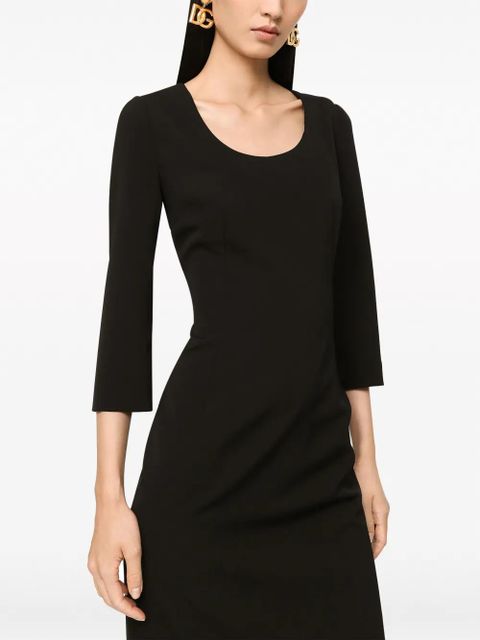 Dolce & Gabbana wool-blend midi dress - Black