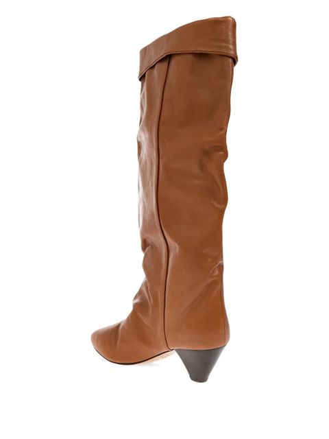 ISABEL MARANT 65mm Elita leather knee-high boots - Brown - zdjęcie produktu nr 2