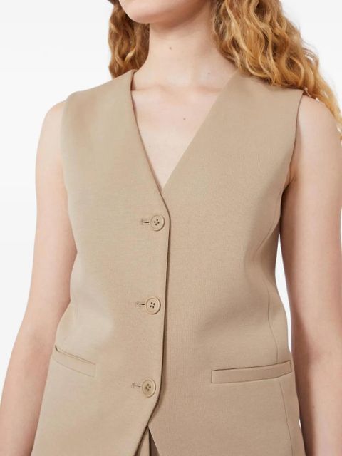 Max Mara button-fastening gilet - Brown