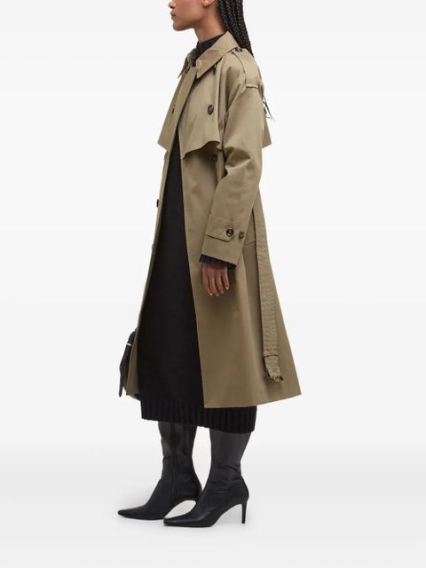 Barbour Aoife belted-fastening double-breasted trench coat - Brown