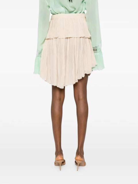 Blumarine tiered ruffled mini skirt - Neutrals - zdjęcie produktu nr 2