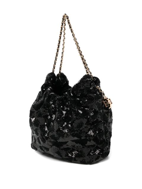 Tory Burch mini Fleming bucket bag - Black