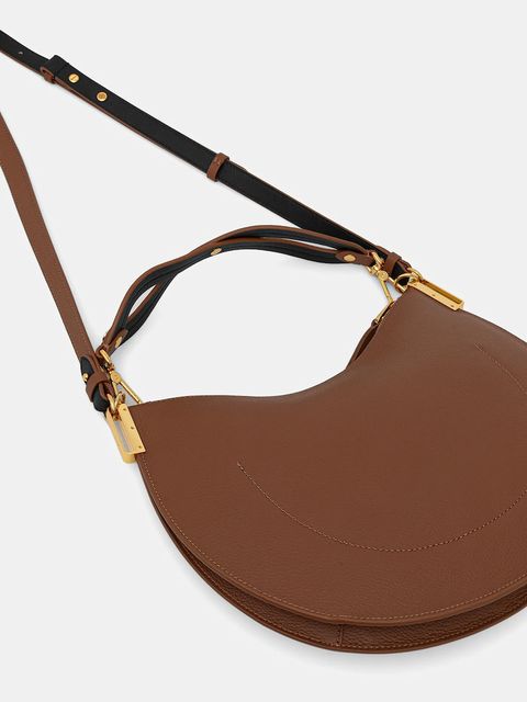 Coccinelle torebka skórzana COCCINELLESUNUP kolor brązowy E1.QKF.13.02.01