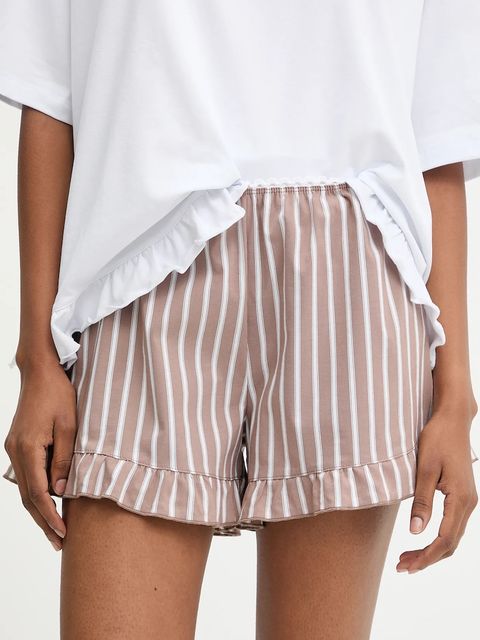 Answear.LAB piżama damska kolor brązowy