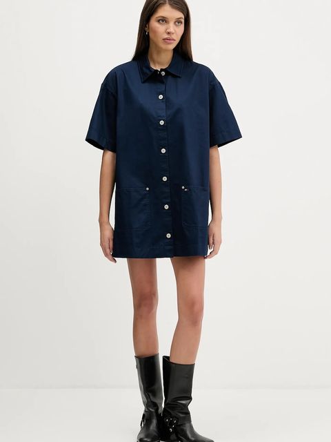 Tommy Jeans sukienka bawełniana - zdjęcie produktu nr 1