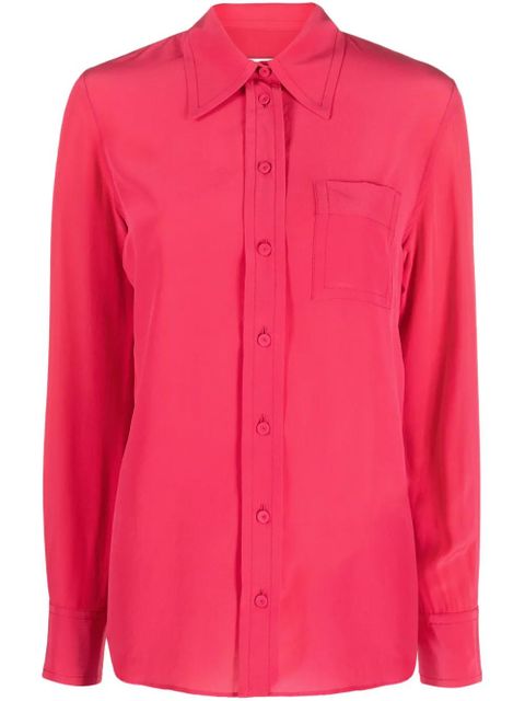 Lanvin button-down silk shirt - Pink - zdjęcie produktu nr 1