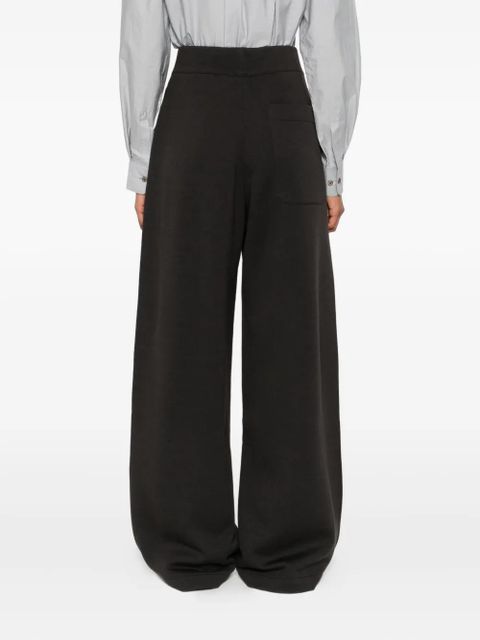 LEMAIRE high-waisted wide-leg trousers - Brown