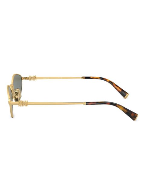 Miu Miu Eyewear geometric sunglasses - Gold