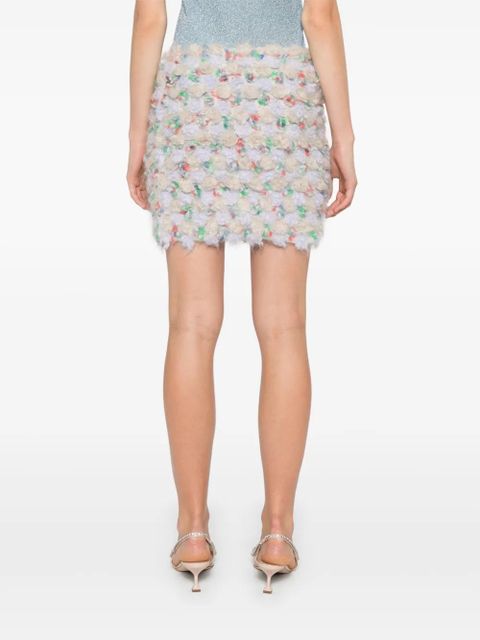 Blumarine bouclé mini skirt - Neutrals - zdjęcie produktu nr 2