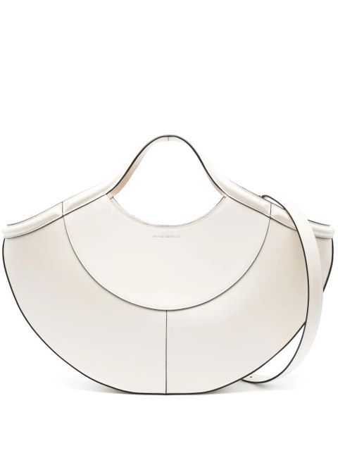 Alexander McQueen Cove leather tote bag - White - zdjęcie produktu nr 1