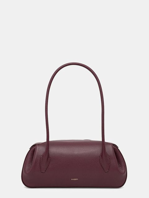 Yuzefi torebka skórzana OYSTER kolor bordowy YUZRS25-HB-OYSB-L049 - zdjęcie produktu nr 1