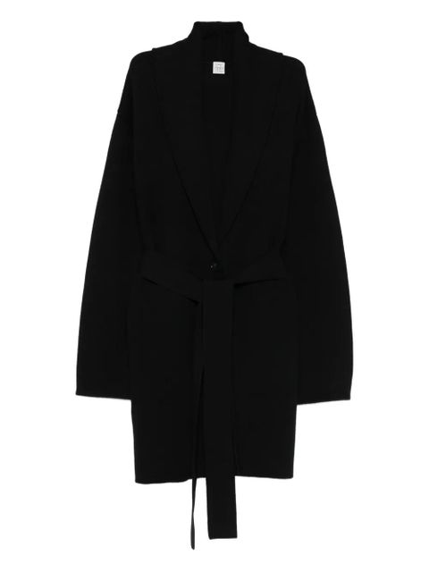 TOTEME shawl-lapel knitted coat - Black - zdjęcie produktu nr 1