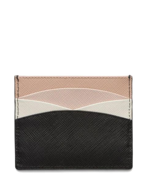 Prada leather card holder - Black