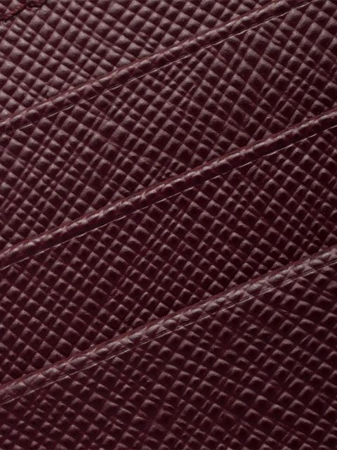 Prada Saffiano leather card holder - Red