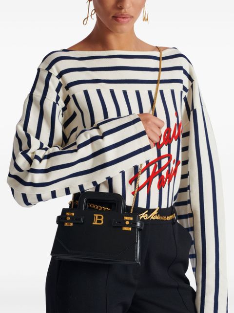 Balmain small B-Buzz tote bag - Black - zdjęcie produktu nr 2
