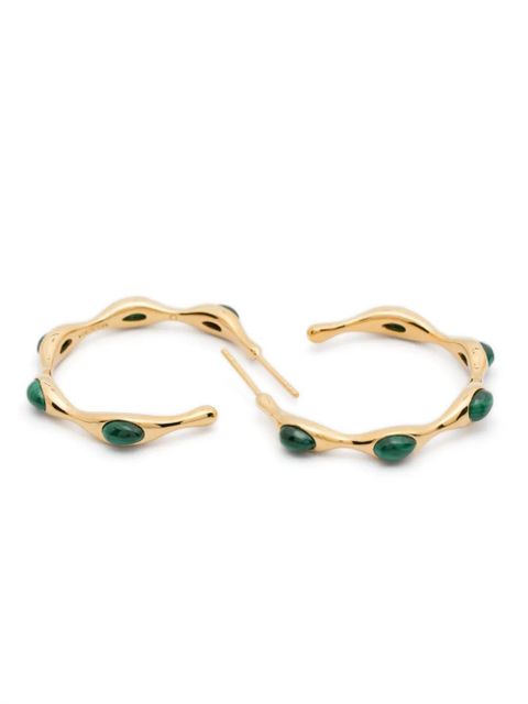 Missoma Organic Shape hoops - Gold