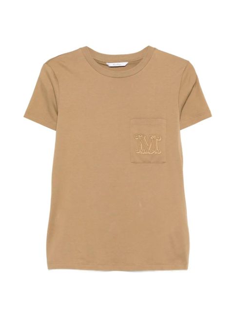 Max Mara logo-detail T-shirt - Brown - zdjęcie produktu nr 1