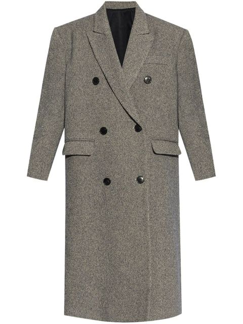 MARANT ÉTOILE Lexana double-breasted coat - Black - zdjęcie produktu nr 1