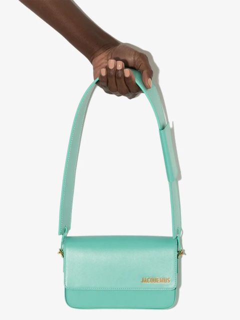 Jacquemus Le Carinu leather shoulder bag - Green