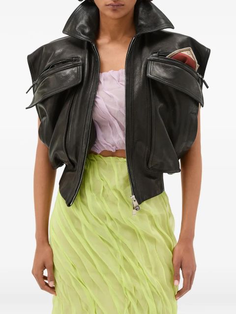 Versace pleated top - Purple