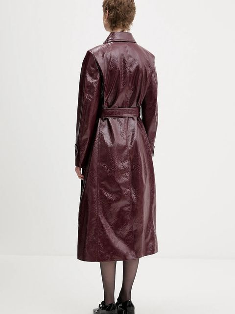 HUGO trencz Misando-1 kolor bordowy 50554264