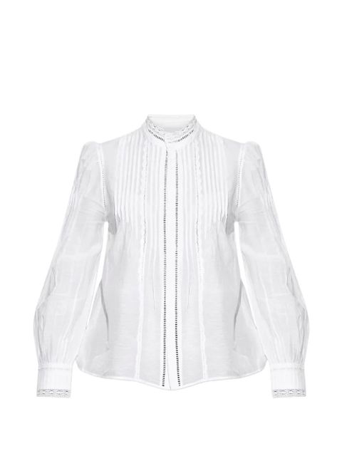 Zadig&Voltaire lace-panelled blouse - White - zdjęcie produktu nr 1
