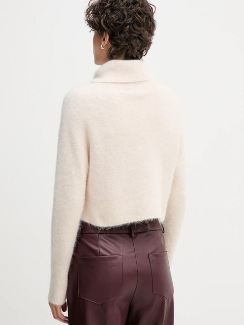 Sandro Ferrone sweter z dodatkiem alpaki